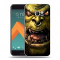 Дизайнерский пластиковый чехол для HTC 10 World of warcraft