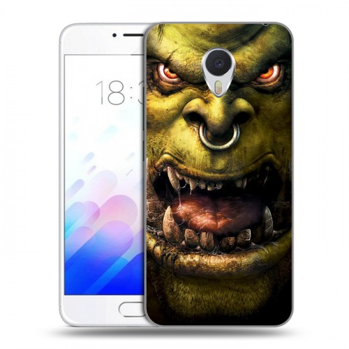 Дизайнерский пластиковый чехол для Meizu M3E World of warcraft