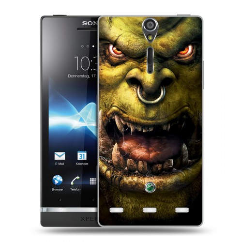 Дизайнерский пластиковый чехол для Sony Xperia S World of warcraft