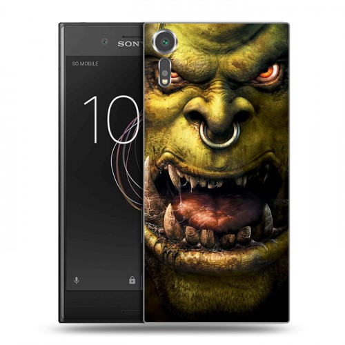 Дизайнерский пластиковый чехол для Sony Xperia XZs World of warcraft