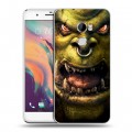 Дизайнерский пластиковый чехол для HTC One X10 World of warcraft