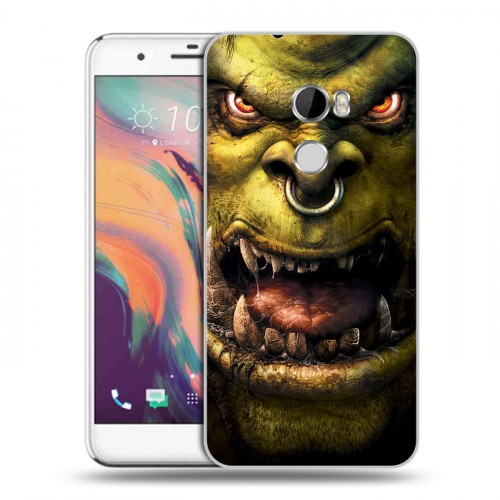 Дизайнерский пластиковый чехол для HTC One X10 World of warcraft