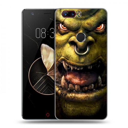 Дизайнерский пластиковый чехол для ZTE Nubia Z17 World of warcraft