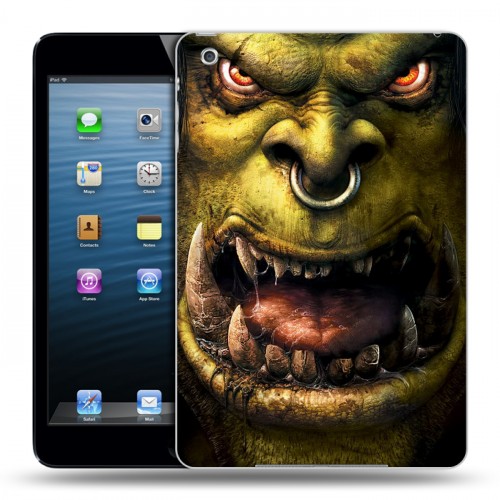 Дизайнерский пластиковый чехол для Ipad Mini World of warcraft