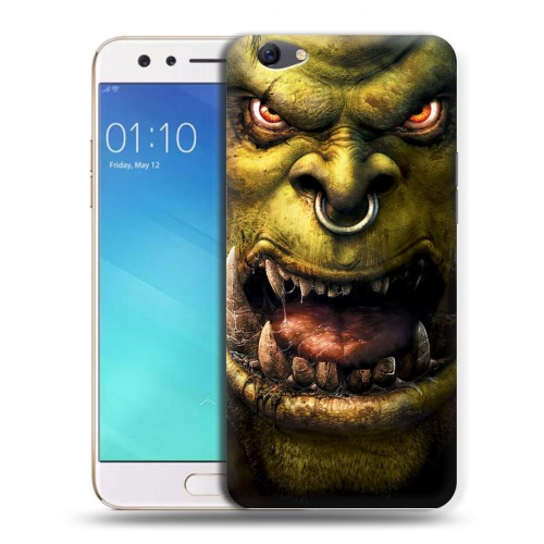 Дизайнерский пластиковый чехол для OPPO F3 World of warcraft