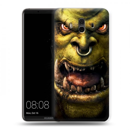 Дизайнерский пластиковый чехол для Huawei Mate 10 World of warcraft