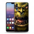 Дизайнерский силиконовый с усиленными углами чехол для Huawei P20 Pro World of warcraft