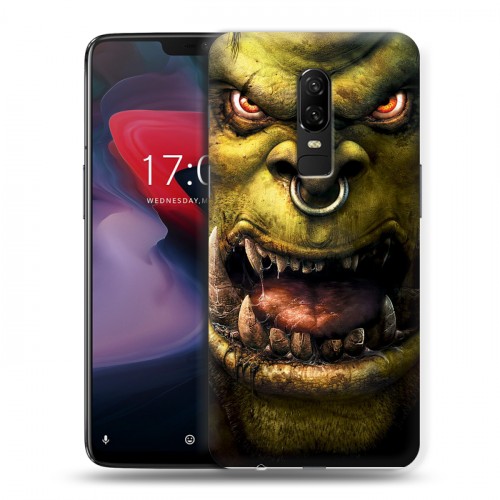 Дизайнерский пластиковый чехол для OnePlus 6 World of warcraft