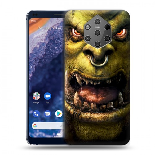 Дизайнерский силиконовый чехол для Nokia 9 PureView World of warcraft