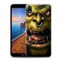 Дизайнерский силиконовый чехол для Xiaomi RedMi 7A World of warcraft