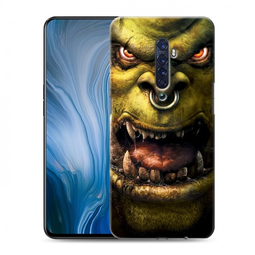 Дизайнерский пластиковый чехол для OPPO Reno2 Z World of warcraft