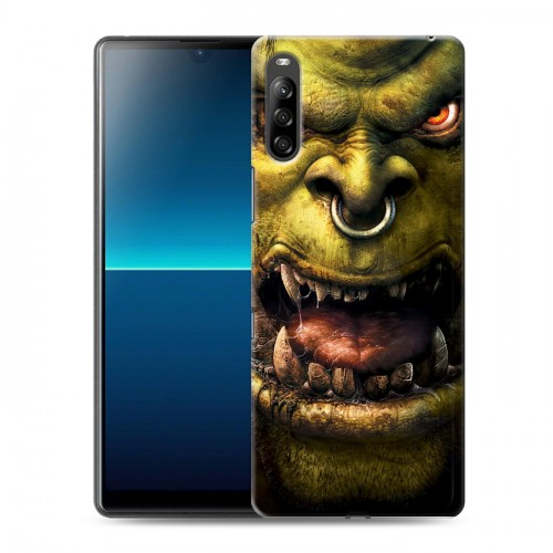 Дизайнерский силиконовый с усиленными углами чехол для Sony Xperia L4 World of warcraft