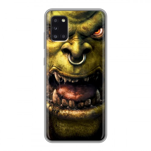 Дизайнерский силиконовый чехол для Samsung Galaxy A31 World of warcraft