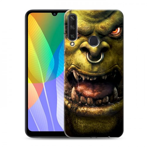 Дизайнерский пластиковый чехол для Huawei Y6p World of warcraft