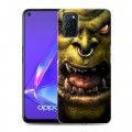 Дизайнерский пластиковый чехол для OPPO A52 World of warcraft