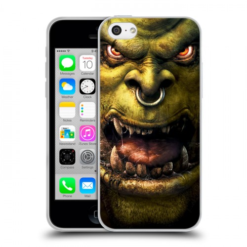 Дизайнерский пластиковый чехол для Iphone 5c World of warcraft