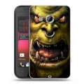 Дизайнерский пластиковый чехол для HTC Desire 200 World of warcraft