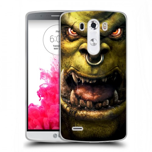 Дизайнерский пластиковый чехол для LG G3 (Dual-LTE) World of warcraft