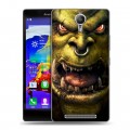 Дизайнерский пластиковый чехол для Lenovo P90 World of warcraft