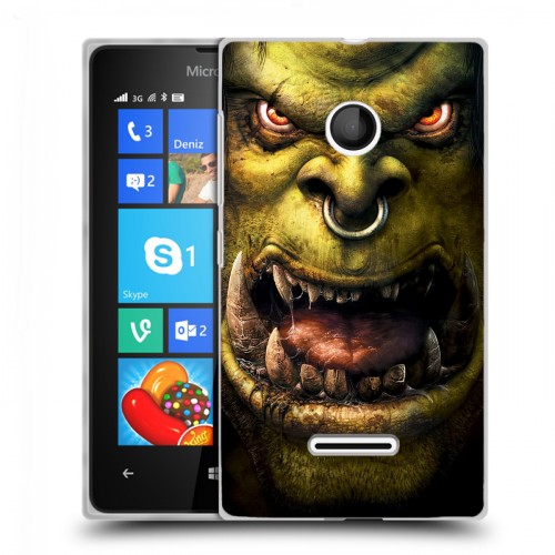 Дизайнерский пластиковый чехол для Microsoft Lumia 435 World of warcraft