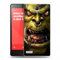 Дизайнерский пластиковый чехол для Xiaomi RedMi Note World of warcraft