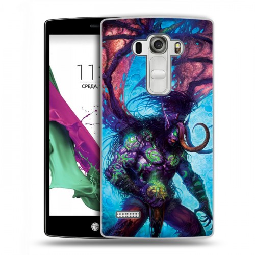 Дизайнерский пластиковый чехол для LG G4 S World of warcraft