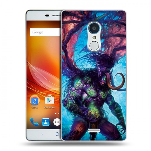 Дизайнерский пластиковый чехол для ZTE Blade X9 World of warcraft