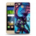 Дизайнерский пластиковый чехол для Huawei GR3 World of warcraft