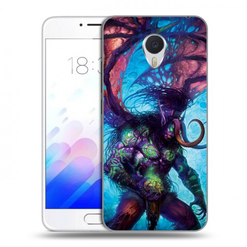 Дизайнерский пластиковый чехол для Meizu M3E World of warcraft