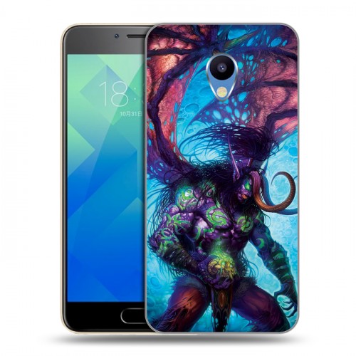 Дизайнерский пластиковый чехол для Meizu M5 World of warcraft