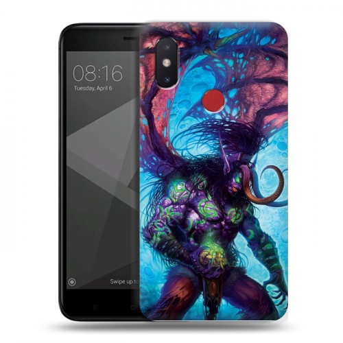 Дизайнерский пластиковый чехол для Xiaomi Mi8 SE World of warcraft