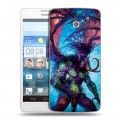 Дизайнерский пластиковый чехол для Huawei Ascend D2 World of warcraft