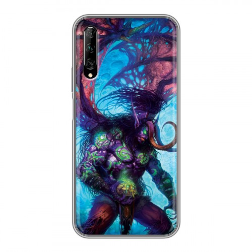 Дизайнерский силиконовый чехол для Huawei Y9s World of warcraft