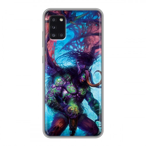 Дизайнерский силиконовый чехол для Samsung Galaxy A31 World of warcraft