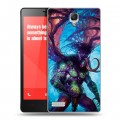 Дизайнерский пластиковый чехол для Xiaomi RedMi Note World of warcraft