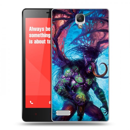 Дизайнерский пластиковый чехол для Xiaomi RedMi Note World of warcraft