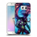 Дизайнерский силиконовый чехол для Samsung Galaxy S6 Edge World of warcraft