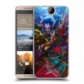 Дизайнерский пластиковый чехол для HTC One E9+ World of warcraft