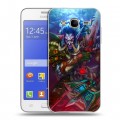 Дизайнерский силиконовый чехол для Samsung Galaxy J7 World of warcraft