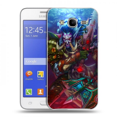 Дизайнерский силиконовый чехол для Samsung Galaxy J7 World of warcraft