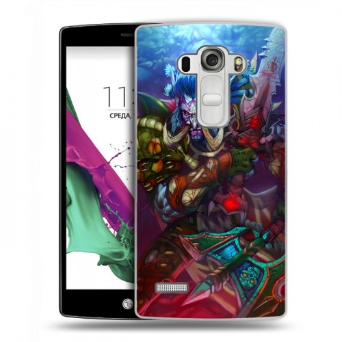 Дизайнерский пластиковый чехол для LG G4 S World of warcraft