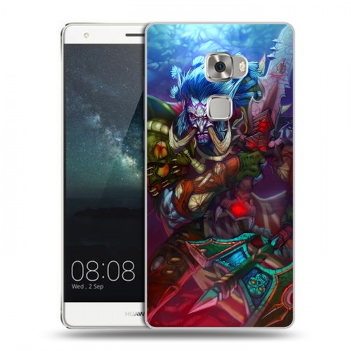 Дизайнерский пластиковый чехол для Huawei Mate S World of warcraft