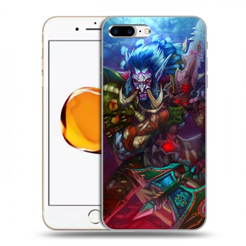 Дизайнерский пластиковый чехол для Iphone 7 Plus / 8 Plus World of warcraft