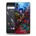 Дизайнерский пластиковый чехол для BQ Aquaris X5 World of warcraft