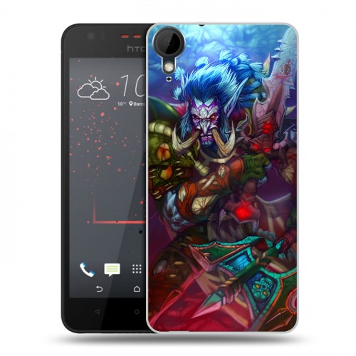 Дизайнерский пластиковый чехол для HTC Desire 825 World of warcraft