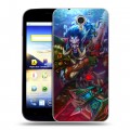 Дизайнерский пластиковый чехол для ZTE Blade A510 World of warcraft