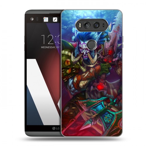 Дизайнерский пластиковый чехол для LG V20 World of warcraft