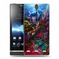 Дизайнерский пластиковый чехол для Sony Xperia S World of warcraft