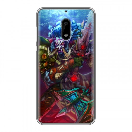 Дизайнерский пластиковый чехол для Nokia 6 World of warcraft