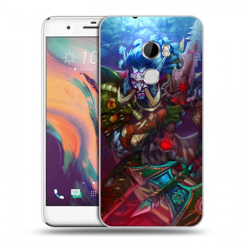 Дизайнерский пластиковый чехол для HTC One X10 World of warcraft